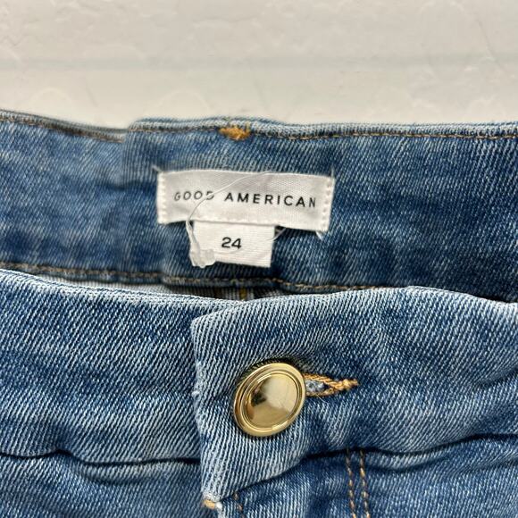 Good American GOOD LEGS SKINNY JEANS Light Blue Wash Size 24 NWT - Picture 5 of 10